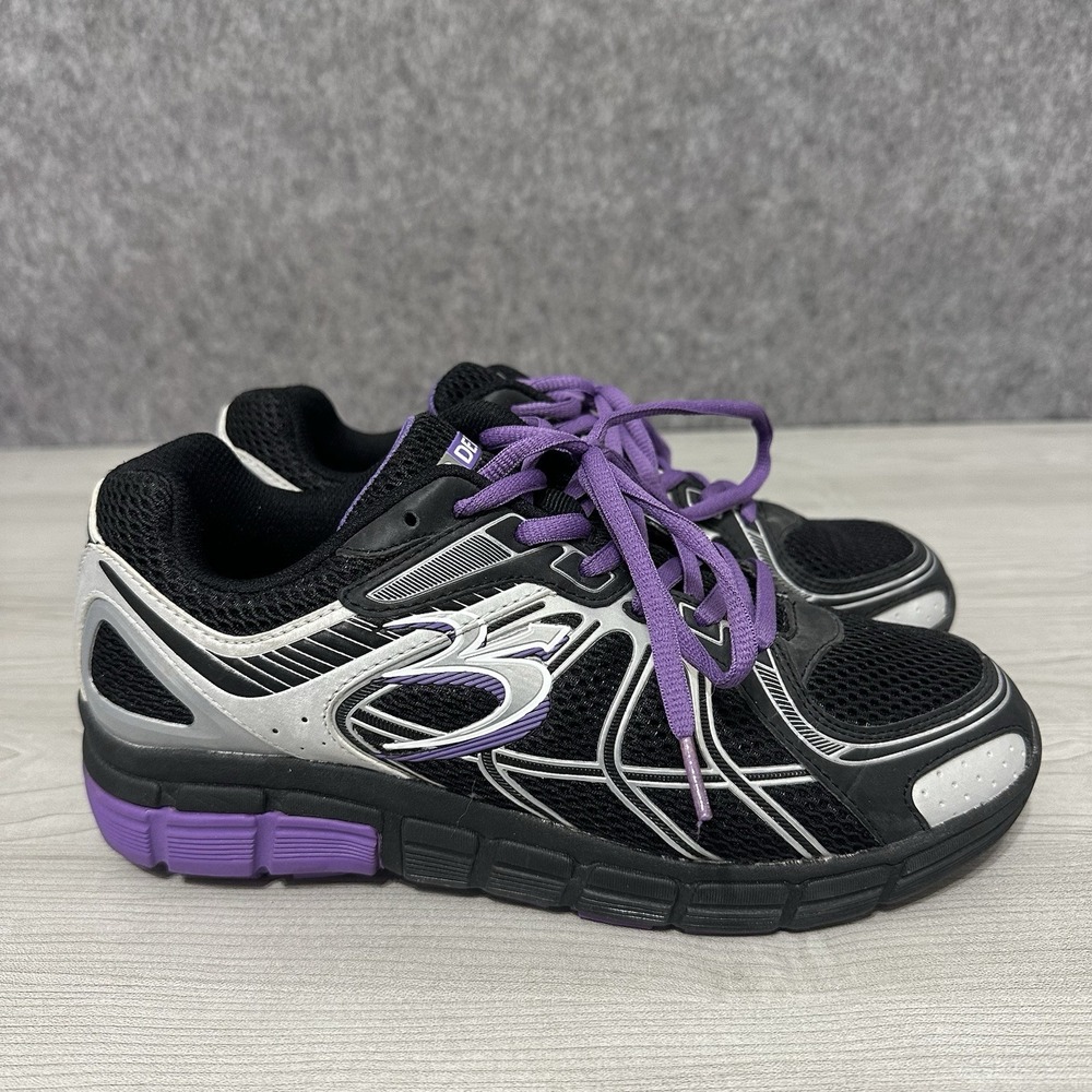 Gravity Defyer GDefy Super TB9004FBP-M Black Purple Running Shoes Women's 9